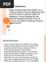 Download OSPF Definition Open Shortest Path First OSPF Is a Routing by Baah geooffrey Jnr SN20761465 doc pdf