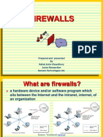 Introduction to Firewall Prepared & Presented by Rahat Azim Chowdhury 