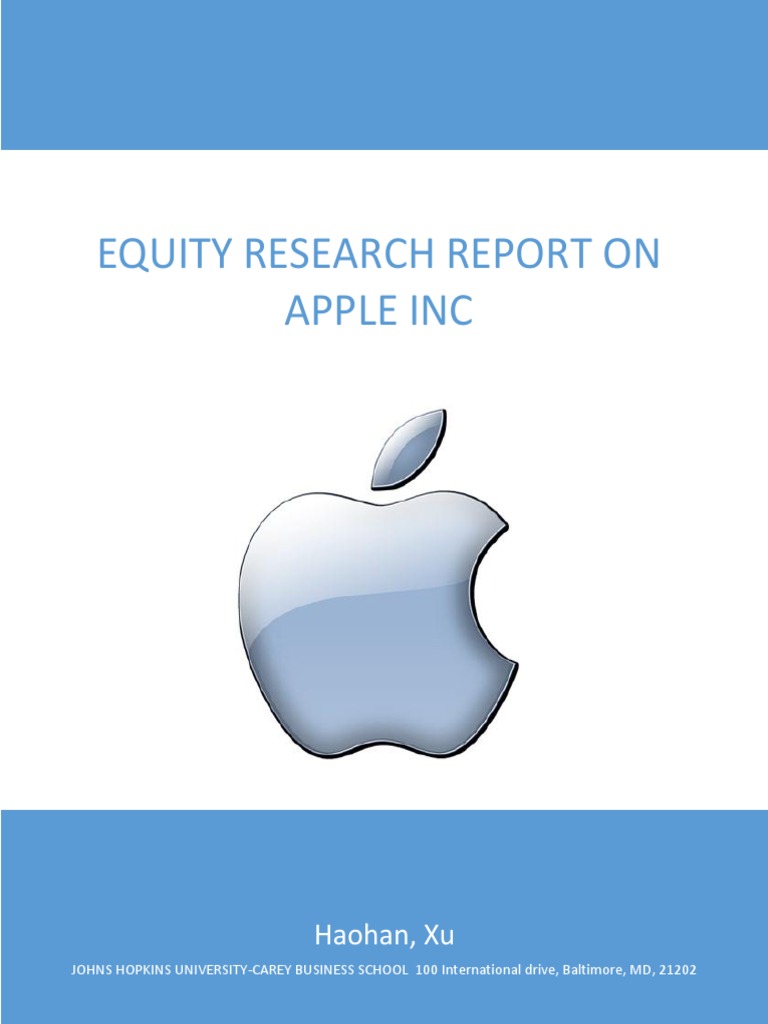 research paper on apple company