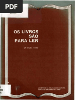 Os livros são para ler