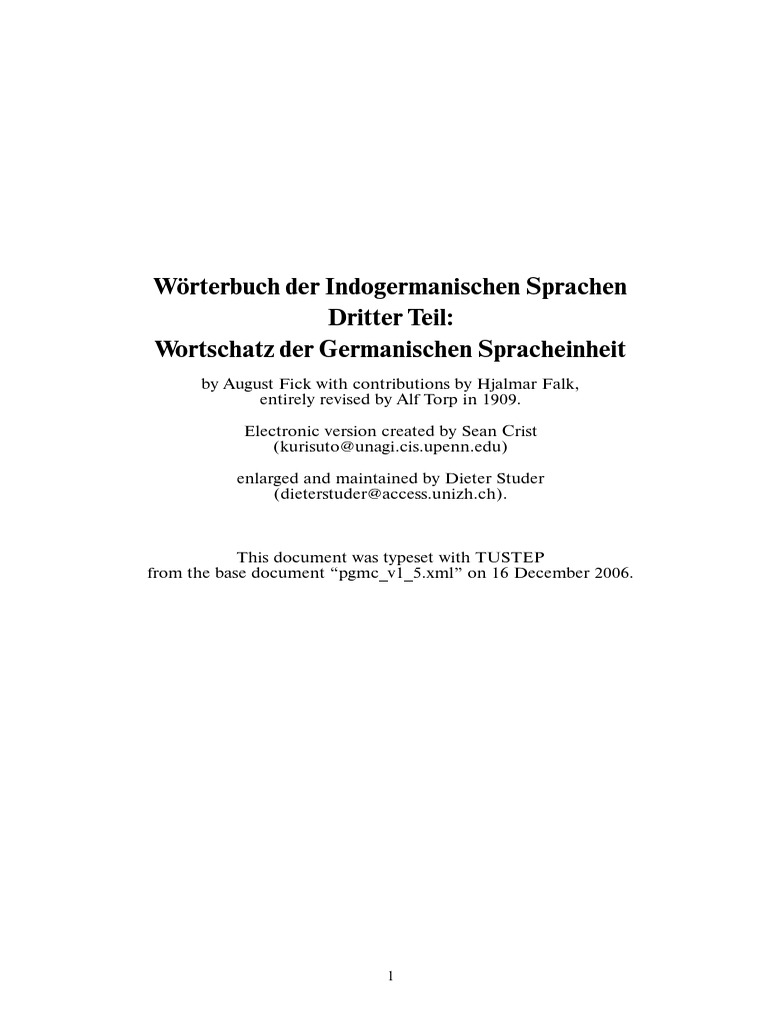 Pgmc Torp 20061216 Pdf English Grammar Languages Of Europe