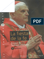 RATZINGER - La Fiesta de La Fe Ensayo de Teología Litúrgica