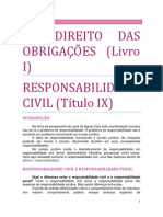 12. DO DIREITO DAS OBRIGAÇÕES - Responsabilidade Civil