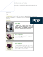 El Movimiento Térmico de Las Partículas