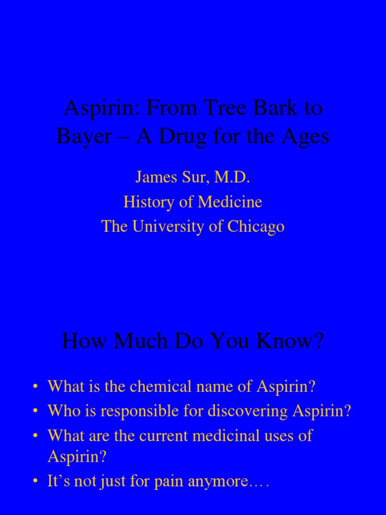 History of Aspirin PDF Aspirin Medicine