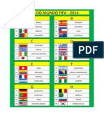 Bandeiras Da Copa 2014