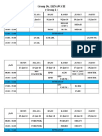 Jadwal Bimbingan Kampus