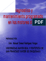 Diagnostico y Mantenimiento Programado en Los Motores Diesel