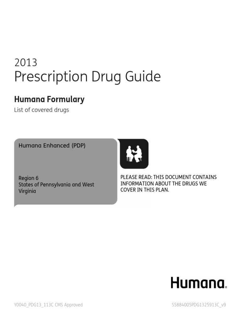 2013 Humana Prescription Drug Guide | PDF | Medicare (United States ...