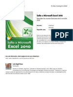 Salto A Microsoft Excel 2010