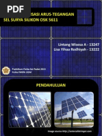 Download Uji Karakterisasi Sel Surya Silikon OSK 5611 by Lintang Wisesa SN207647783 doc pdf