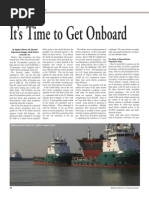 Its Time To Get Onboard. Maritime Reporter 2009