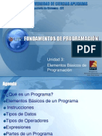 EPE-Fundamentos de Programacion - Unidad 01-Elementos Bsicos