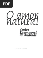 Carlos Drummond de Andrade - O Amor Natural