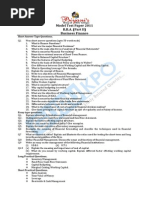 Model Test Paper 2011 B.B.A. (Part II) Business Finance: Sho Nswer Type Questions. RT A