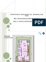 Proposed Residential Bungalow FOR MR - Prasannakumar Patra, MD, Z Infra, Bhuwaneshwar