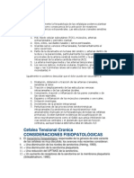 Analizando brevemente la fisiopatología de las cefalalgias podemos plantear que se producen como consecuencia de la activación de receptores nociceptivos periféricos extracerebrales