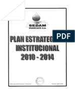 Plan Estratégico Institucional 2010 - 2014-1