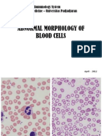 Abnormal Morphology of Blood Cells Reg His 2012