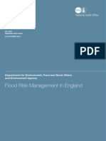 Flood Risk Management in England: Department For Environment, Food and Rural Affairs and Environment Agency