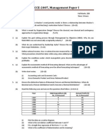 APPSCCE-2007 Management Paper I
