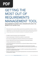 Wiegers Getting The Most Out of Requirements Management Tool