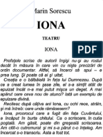 Iona - Marin Sorescu PDF