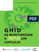 Ghid de Monitorizare a Drepturilor Copilului