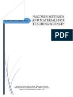 Modern Methods and Material Science