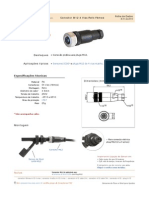 Conector Icos M12 4vias Reto Fêmea