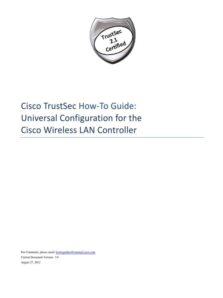 Howto 11 Universal WLC Config | PDF | Radius | Proxy Server