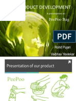 New Product Development - PeePoo Bag