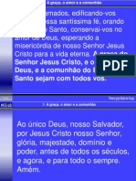 5.A Graça, o Amor e A Comunhão