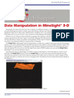 Data Manipulation in MineSight® 3-D