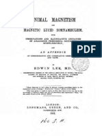 1866 Lee Animal Magnetism and Magnet Lucid Somnambulism