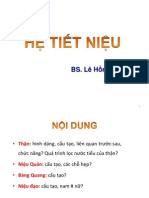 chương 6- Hệ Tiết Niệu- BS THỊNH