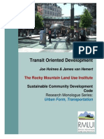 Transit Oriented Development