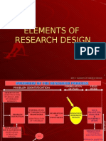 Lesson No 5 Elements of Research Design