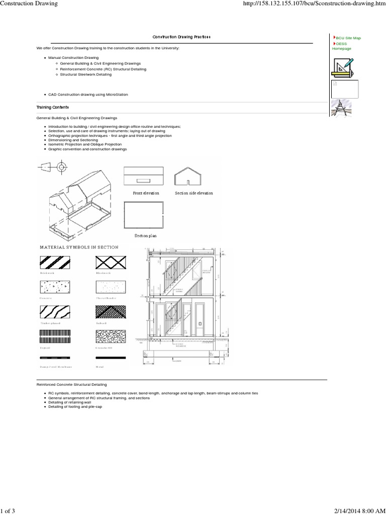 Construction Drawing Practice PDF