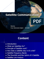 Satellite Communication: Done By: Omar Abdulwahab Algilani 318-2009