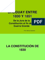 Uruguay Entre 1830 y 1851