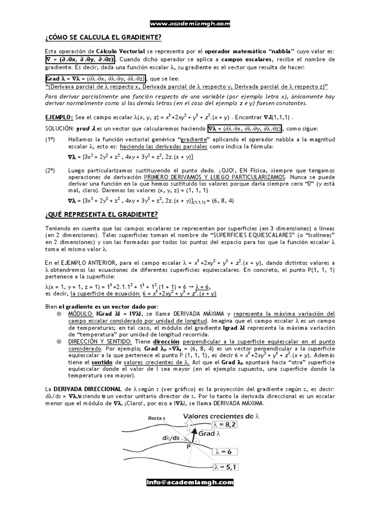 Que Es El Gradiente PDF | PDF