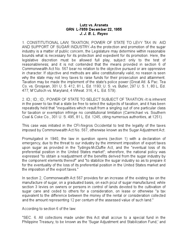 Lutz vs. GRN L7859 December 22, 1955 J. J. B. L. Reyes PDF