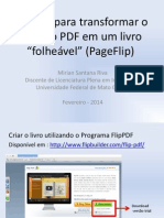 Tutorial para Transformar o Arquivo PDF em Um Livro "Folheável" (PageFlip)