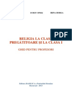 Religia La Clasa Pregatitoare Si La Clasa I_ Ghid Pentru Profesori - 2013