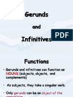 Gerunds and Infinitives