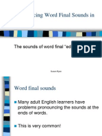 8 - Word Final Sounds Ed