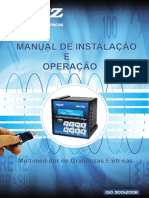 Manual Multimedidor de Grandezas Elétricas Mri Tf92