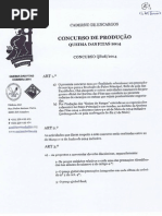 Caderno de Encargos da Produção