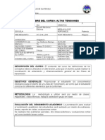 Programa Alta Tensión 1er semestre 2014